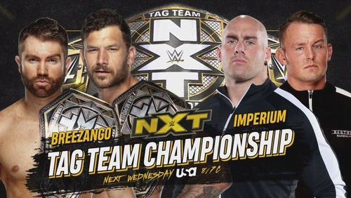 It's a rematch for the NXT Tag Team Titles next week