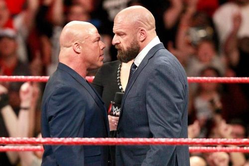 Kurt Angle and Triple H