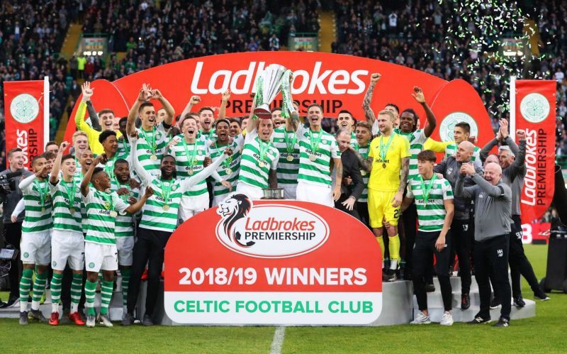 Celtic won their 50th league title in 2018-19.