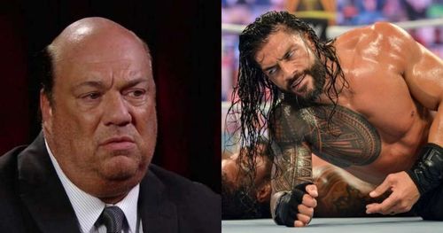 Paul Heyman and Roman Reigns. 