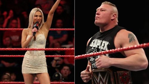 Lana and Brock Lesnar