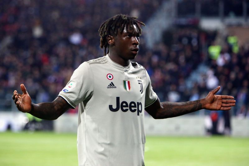 Former Juventus striker Moise Kean