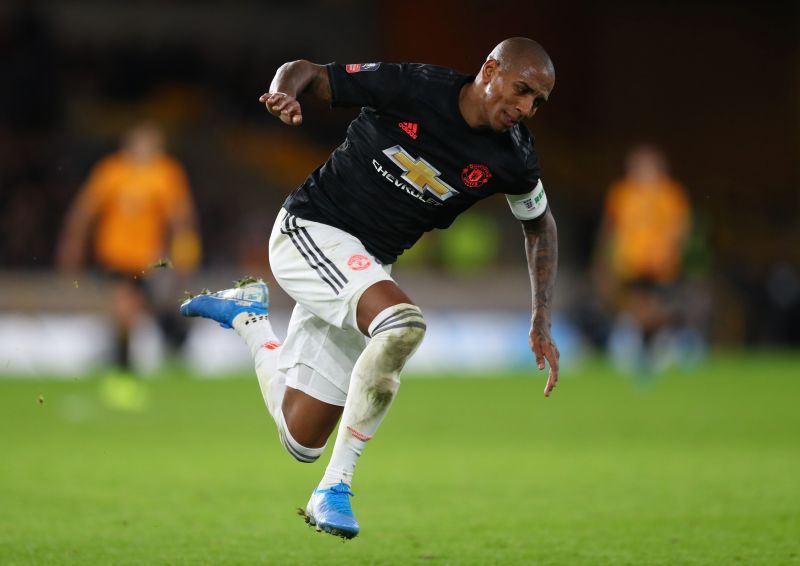 Ashley Young was the Manchester United captain during his time there
