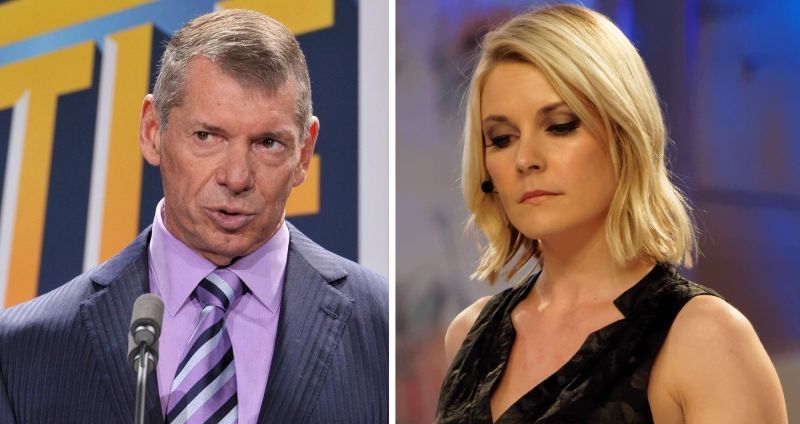 Vince McMahon and Renee Young