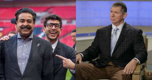 Shahid Khan, Tony Khan and Vince McMahon.