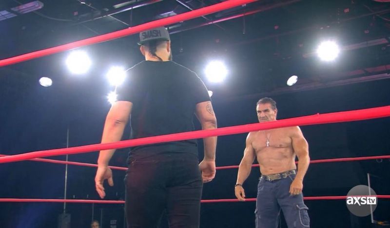 What is Ken Shamrock doing here?