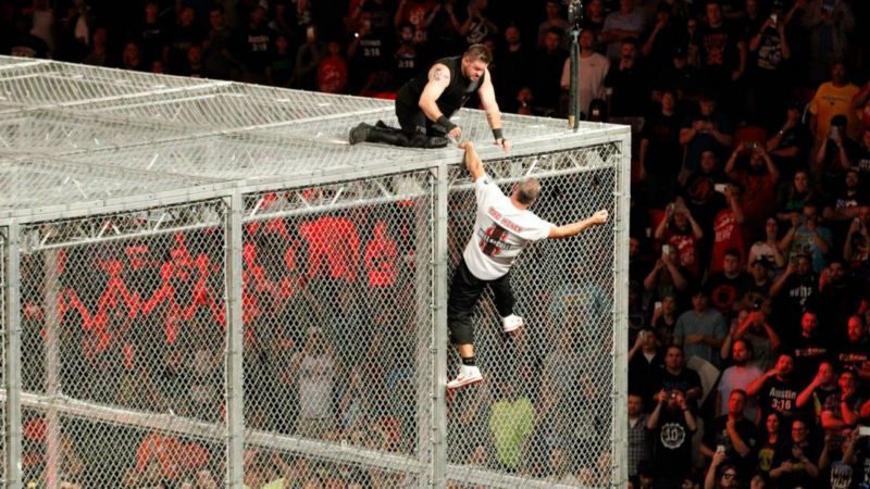 Shane McMahon vs Kevin Owens Hell in a Cell match