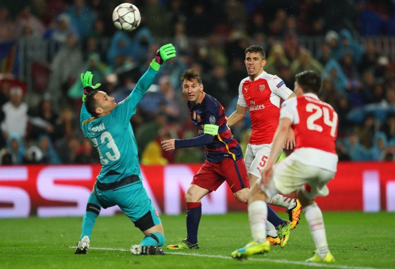 Lionel Messi has been excellent against Arsenal