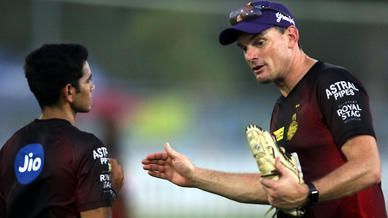 Kyle Mills said he is looking forward to addressing KKR&#039;s death bowling woes (Image Credits: KKR)