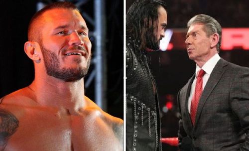 Randy Orton, Drew McIntyre, and Vince McMahon