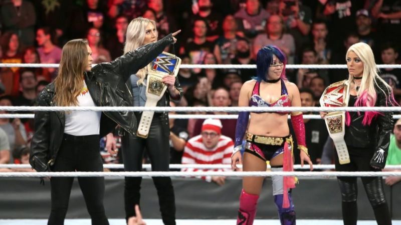 Ronda Rousey has not faced Asuka yet