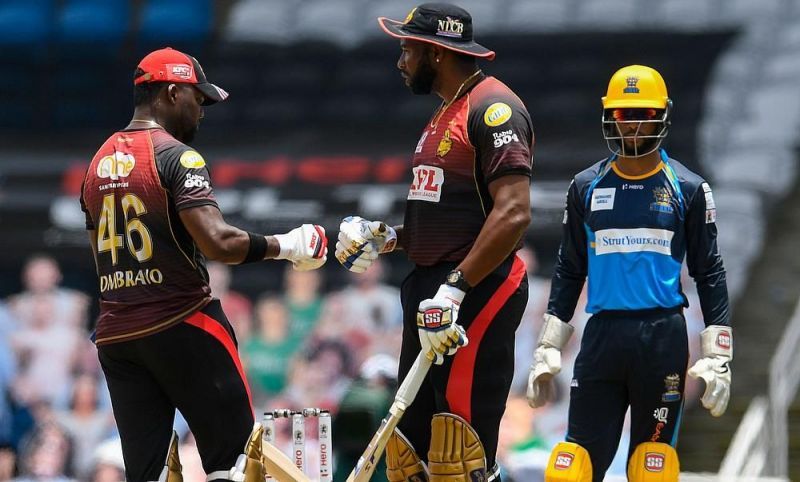 Darren Bravo (L) and Kieron Pollard (R) have been very consistent with their batting performances in the CPL