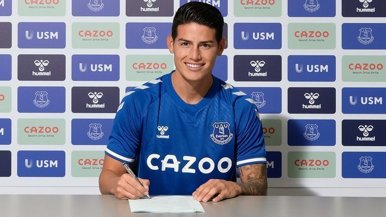 The two-time Champions League winner joins the Toffees.