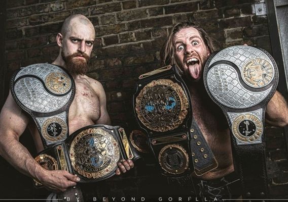 Zack Gibson and James Drake with all the gold