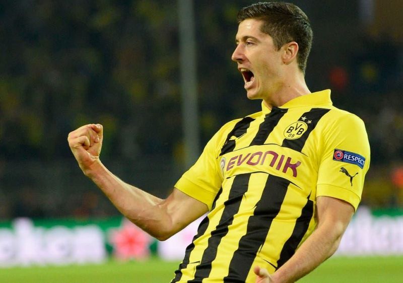 Robert Lewandowski began to shine as a striker under Jurgen Klopp&#039;s tutelage.