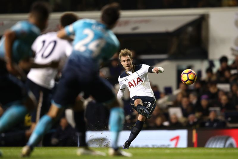 No other player scored more free-kick goals than Eriksen during his time in EPL