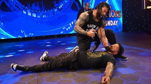 Jey Uso was attacked by Roman Reigns to close out this week's episode of WWE SmackDown