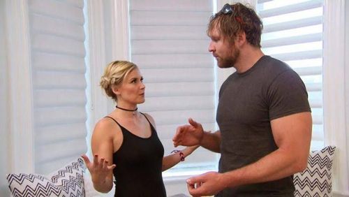 Renee Young and Jon Moxley