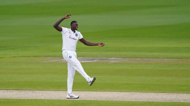 England v West Indies Second Test - Jason Holder in action