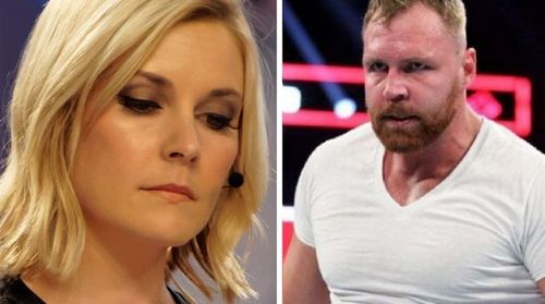 Renee Young and Jon Moxley