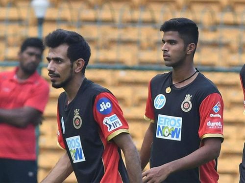 Both Washington Sundar and Yuzvendra Chahal are key to RCB doing well. Image Credits: Times of India