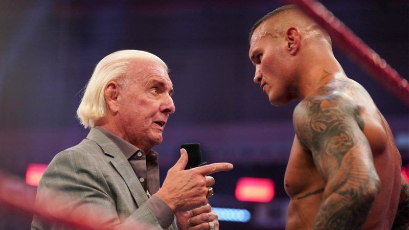 Ric Flair was written off WWE television after Randy Orton turned on him