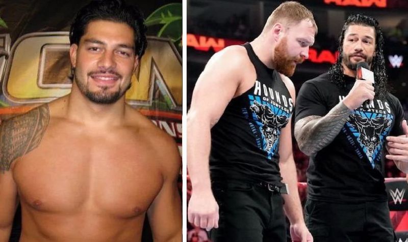 Roman Reigns as Leakee, and as a part of The Shield