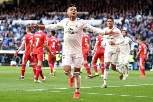 Real Madrid midfielder Casemiro