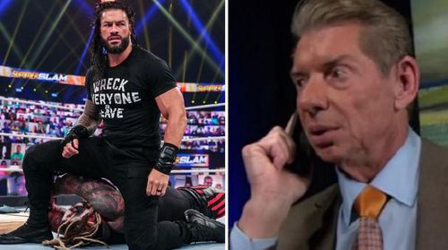 Roman Reigns and Vince McMahon