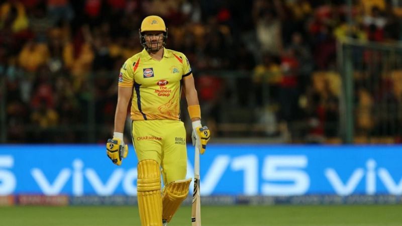 Shane Watson has struggled to get going. Pic Courtesy: India TV News