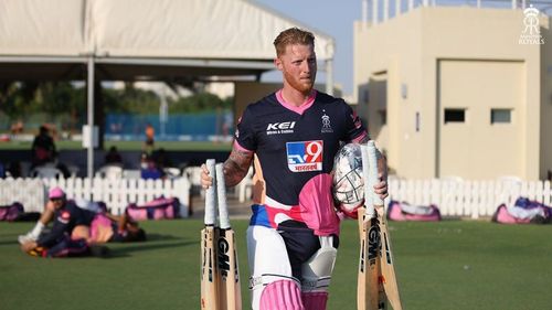 Ben Stokes might play his first IPL 2020 game against SRH today (Credits: Twitter)