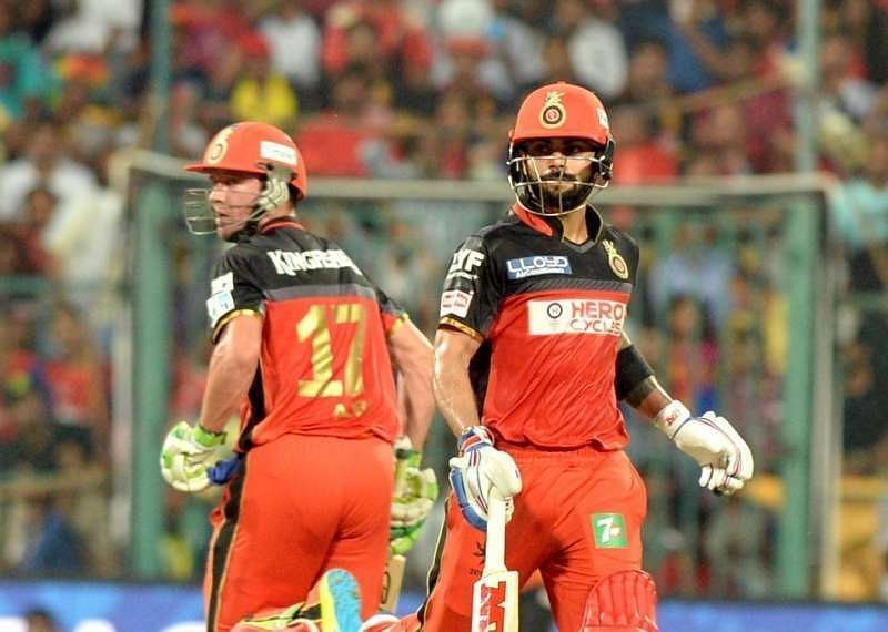 RCB were unable to string together a decent partnership