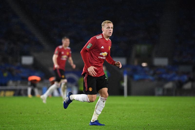 Van de Beek is yet to start for Manchester United in the Premier League