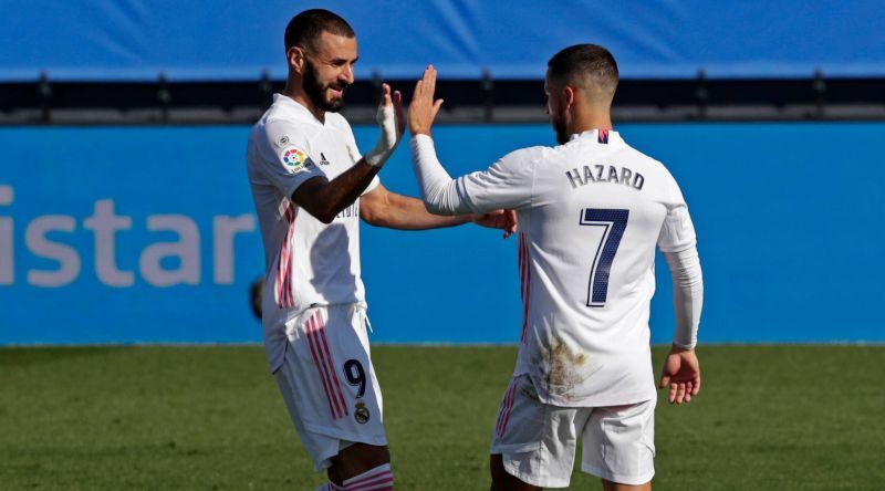 Both Karim Benzema and Even Hazard were superb against Huesca.