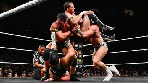 Kyle O'Reilly talked about how The Undisputed Era had a proper feud with Moustache Mountain and established the match to be one of the best of their career