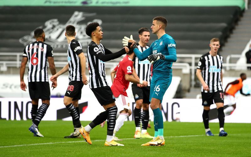 Darlow did not let injury affect a strong display in goal for Newcastle.