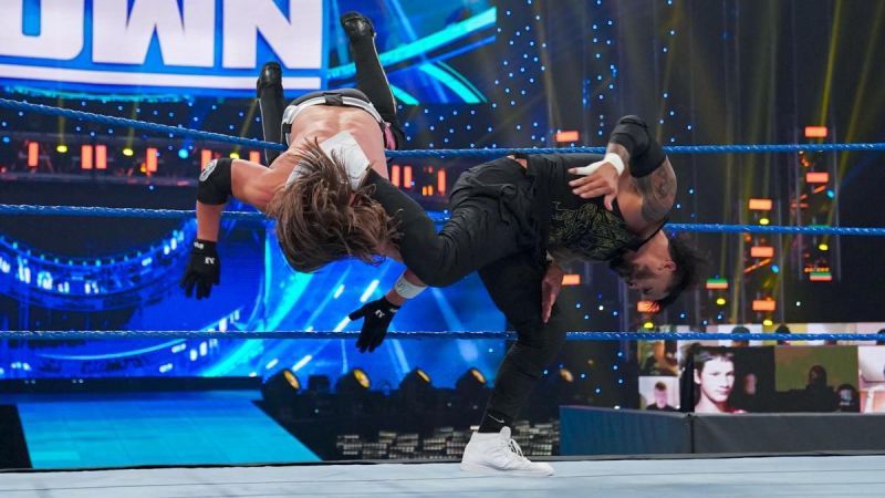 AJ Styles gave his best in this match