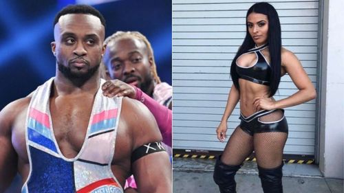 Big E and Kofi Kingston (left); Zelina Vega (right)