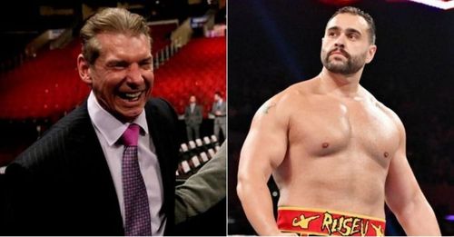 Vince McMahon and Rusev