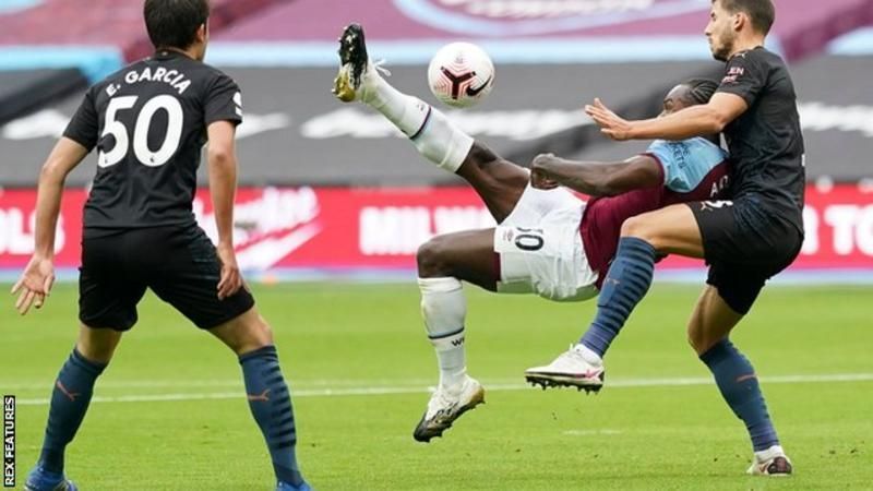 Michail Antonio scored a stunner in the game against Manchester City