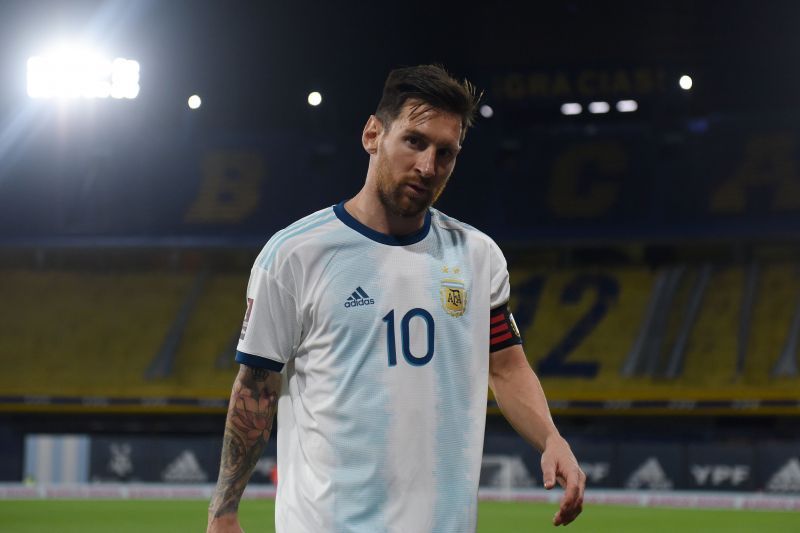 Lionel Messi of Argentina&nbsp;and Barcelona