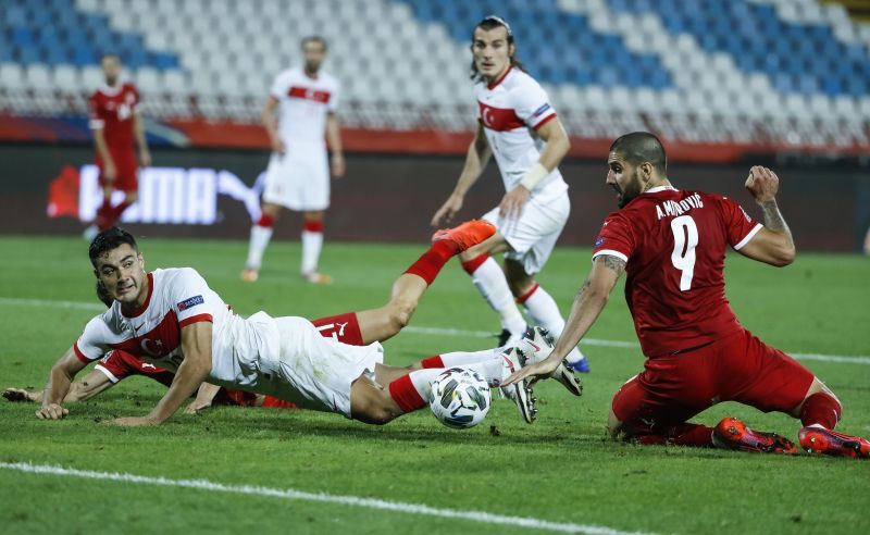 Serbia and Turkey clash in UEFA Nations League action
