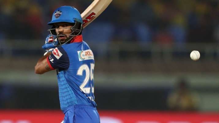 Shikhar Dhawan is in roaring form. Pic Courtesy: India TV News