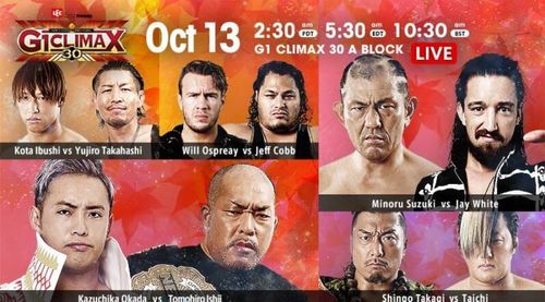 The A Block standings become clearer on G1 Climax 30 Night 15