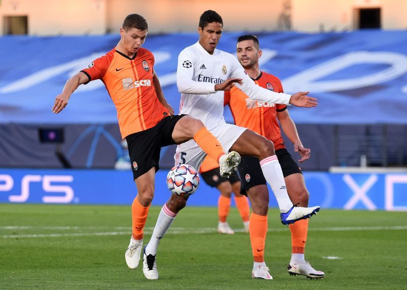 Varane had a nightmare display against Shakhtar