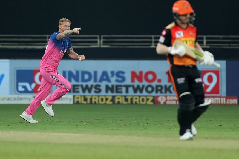 David Warner had to walk off within the first over of the SRH chase. [PC: iplt20.com]