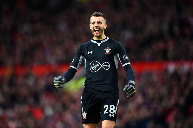 Goalkeeper Angus Gunn could make his debut for Stoke City this week against Barnsley