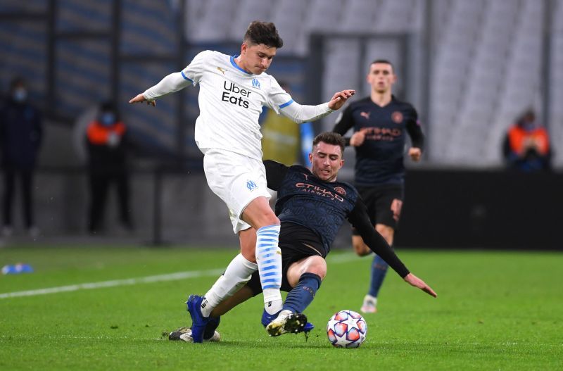 Aymeric Laporte returned to action against Marseille.