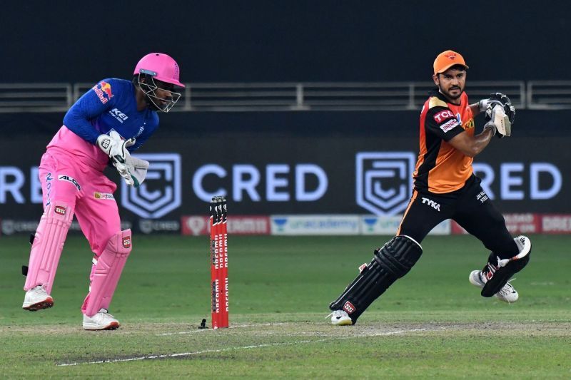 Manish Pandey played a magnificent knock for the Sunrisers Hyderabad last night in IPL 2020 (Image Credits: IPLT20.com)