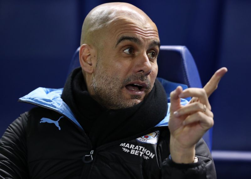 &nbsp;Pep Guardiola, manager of Manchester City